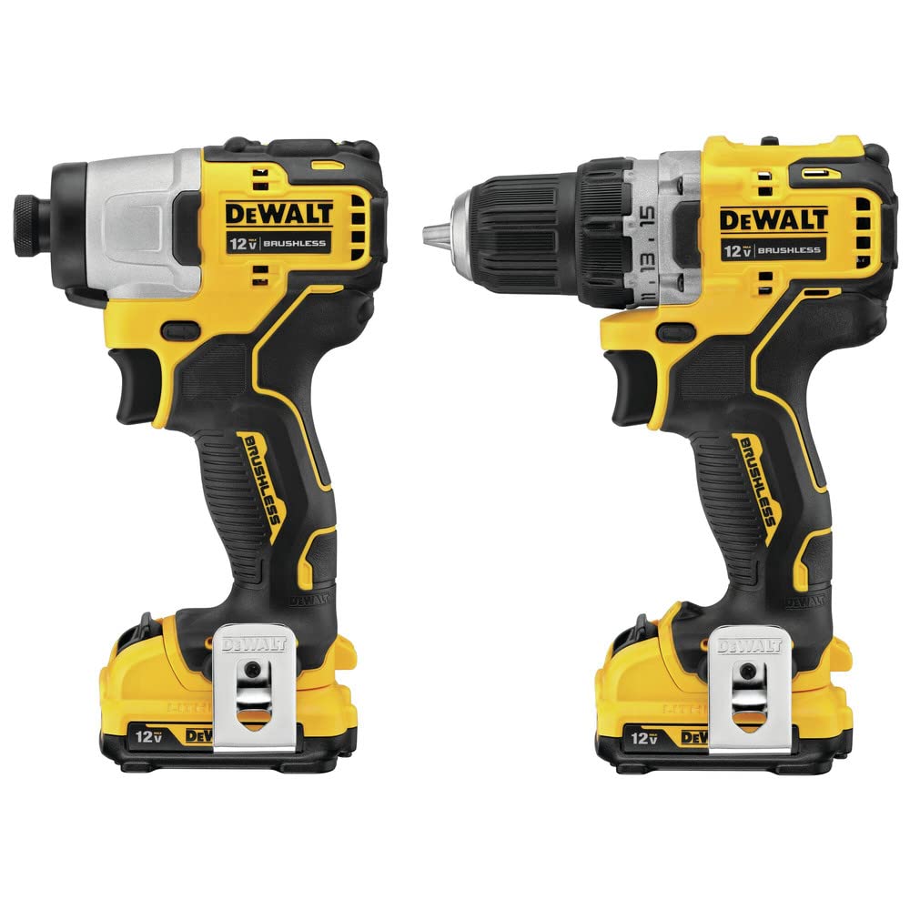 dewalt-xtreme-12v-max-brushless-cordless-drill-impact-driver-combo-kit-dck221f2 image 4