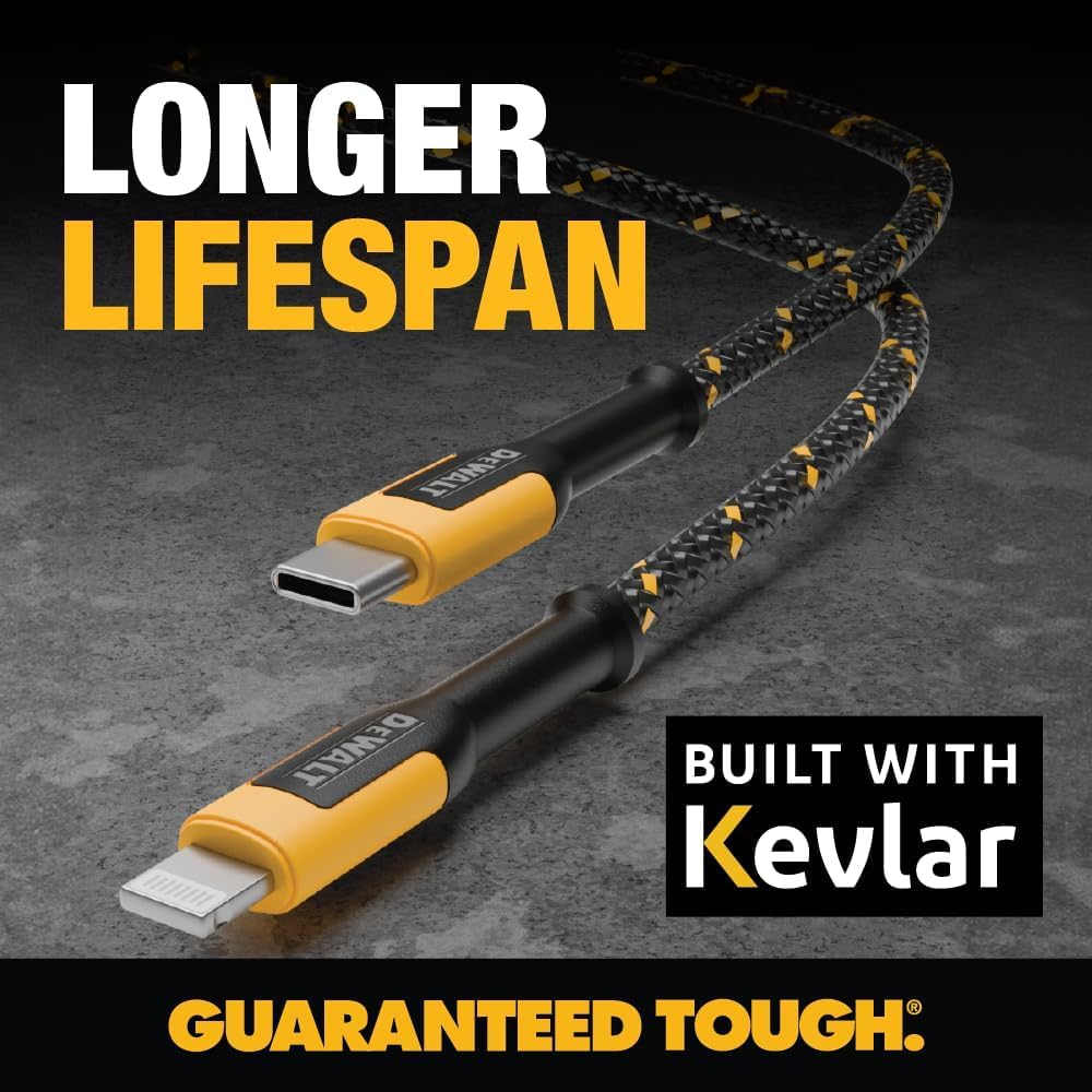 dewalt-mfi-certified-heavy-duty-usb-to-lightning-cable-4-ft-fast-charge image 3