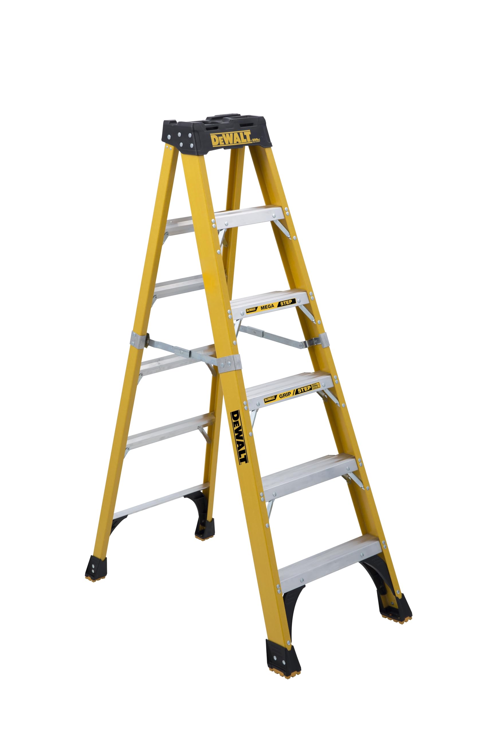 dewalt-dxl3810-08-8-ft-fiberglass-stepladder-500-lb-heavy-duty image 6