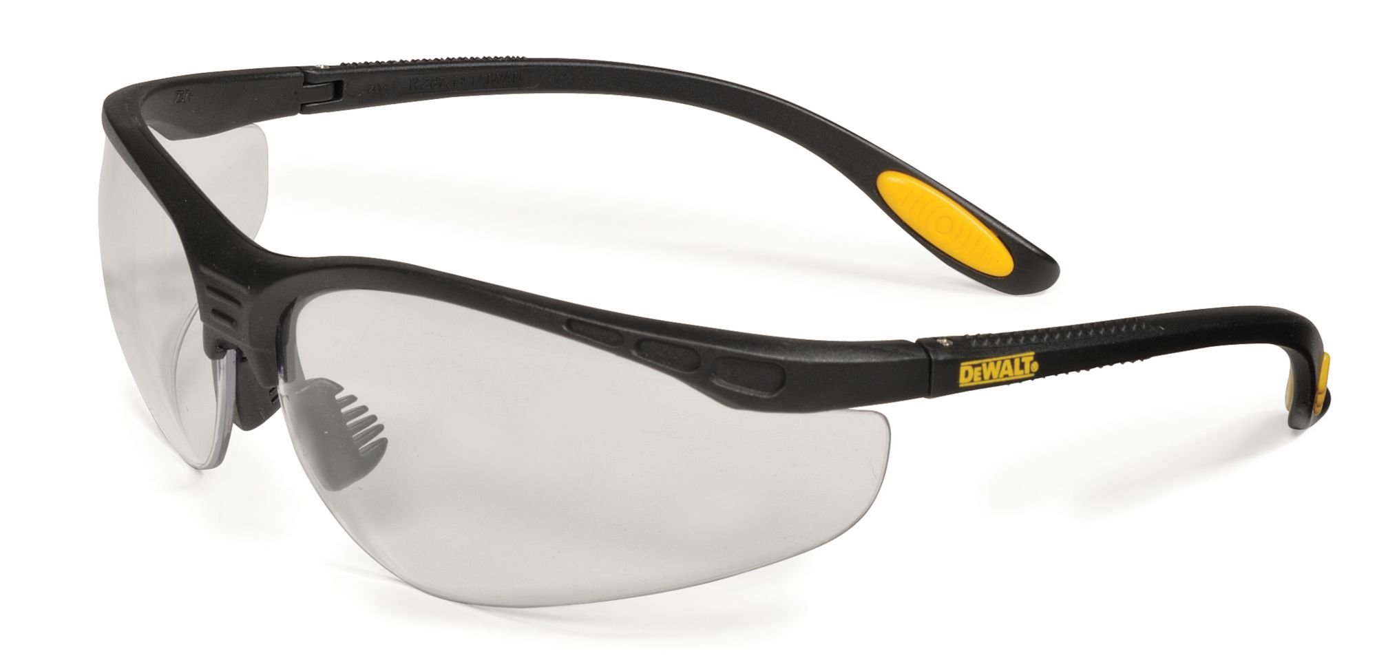dewalt-dpg58-11c-reinforcer-clear-anti-fog-safety-glasses-with-rubber-temple-pad image 1
