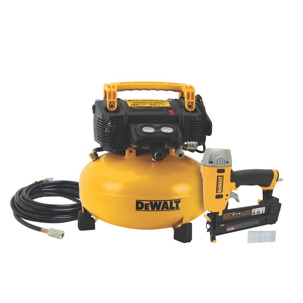 dewalt-dwc1kit-b-18-gauge-brad-nailer-6-gallon-compressor-combo-kit image 1