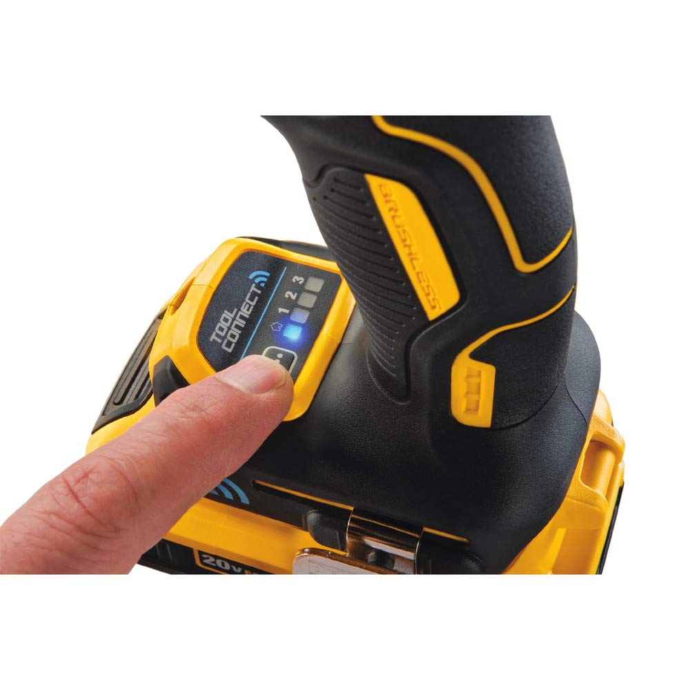 dewalt-20v-max-xr-hammer-drill-kit-with-tool-connect-bluetooth-dcd797d2-refurbis image 5