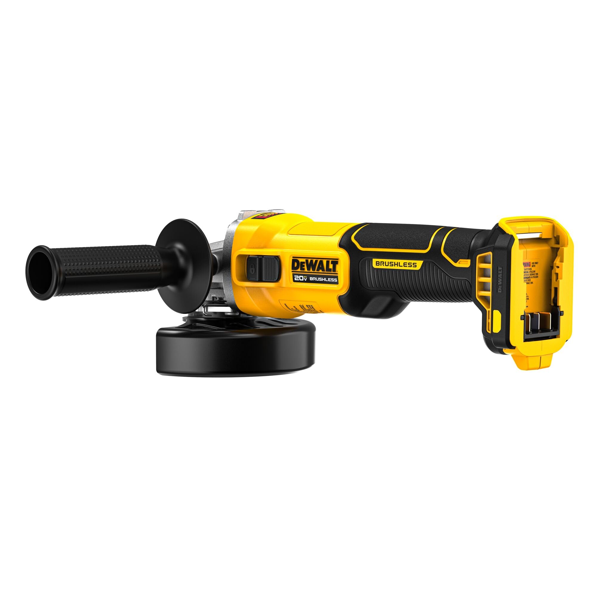 dewalt-20v-max-4-1-2-slide-switch-angle-grinder-dcg407b-bare-tool image 4