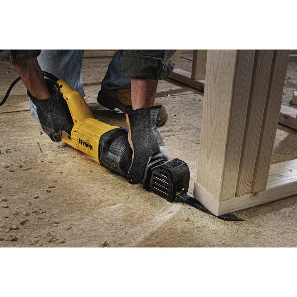 dewalt-dwe305-12-amp-corded-reciprocating-saw-4-position-blade-clamp-variable-sp image 7