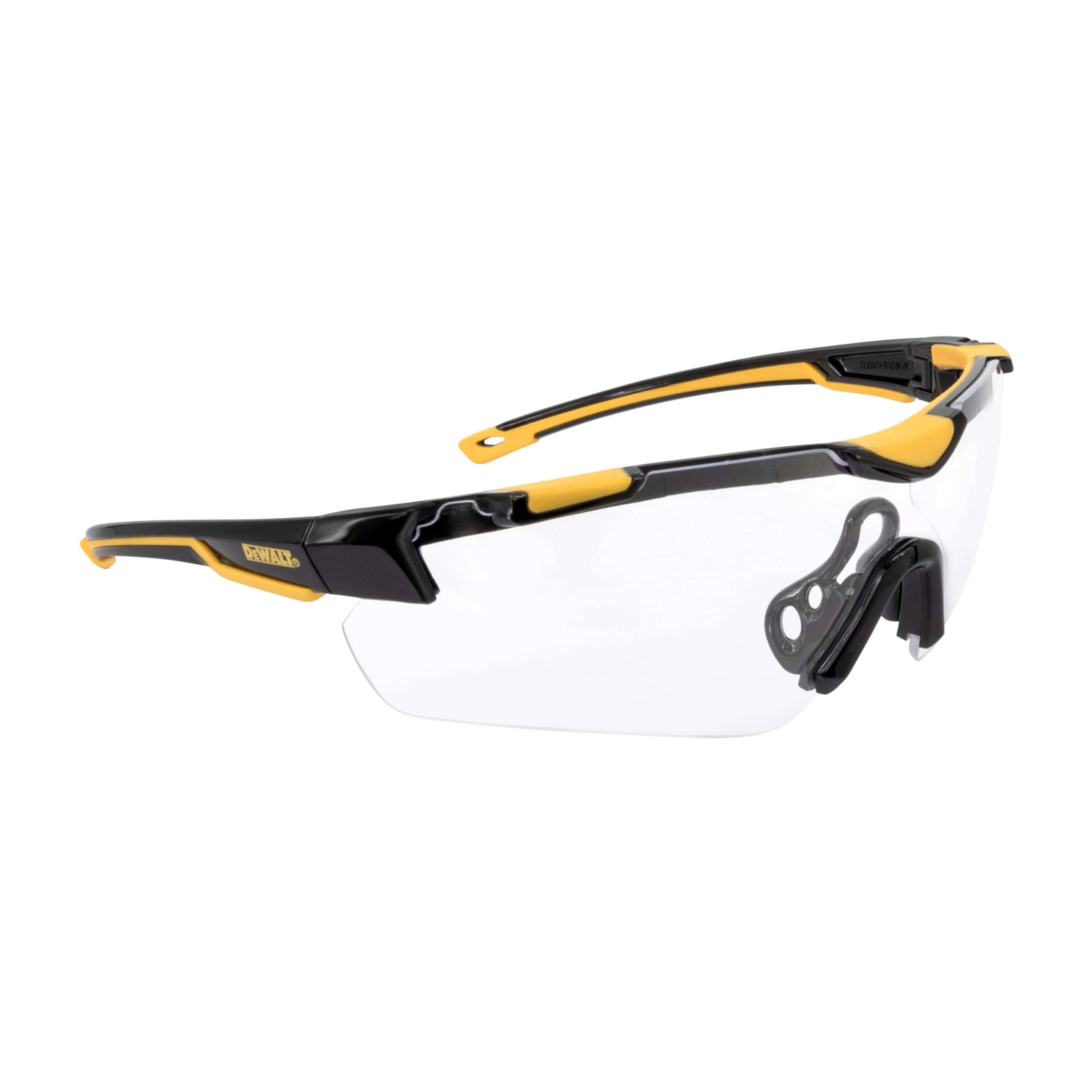 dewalt-dpg110-chisel-half-frame-safety-glasses-black-frame-smoke-lens image 8