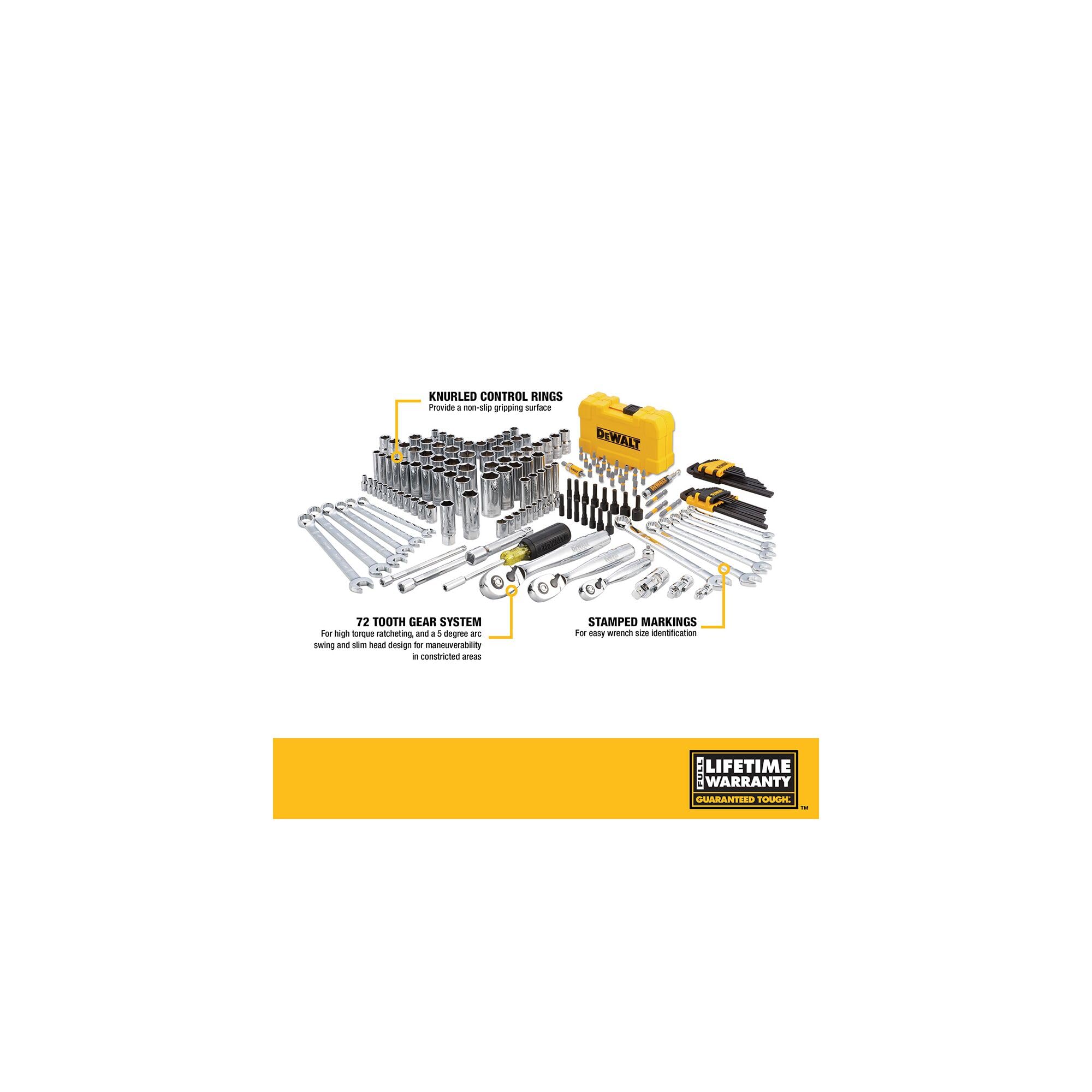 dewalt-168-piece-mechanic-tool-set-with-sae-and-metric-sockets-dwmt73803 image 2
