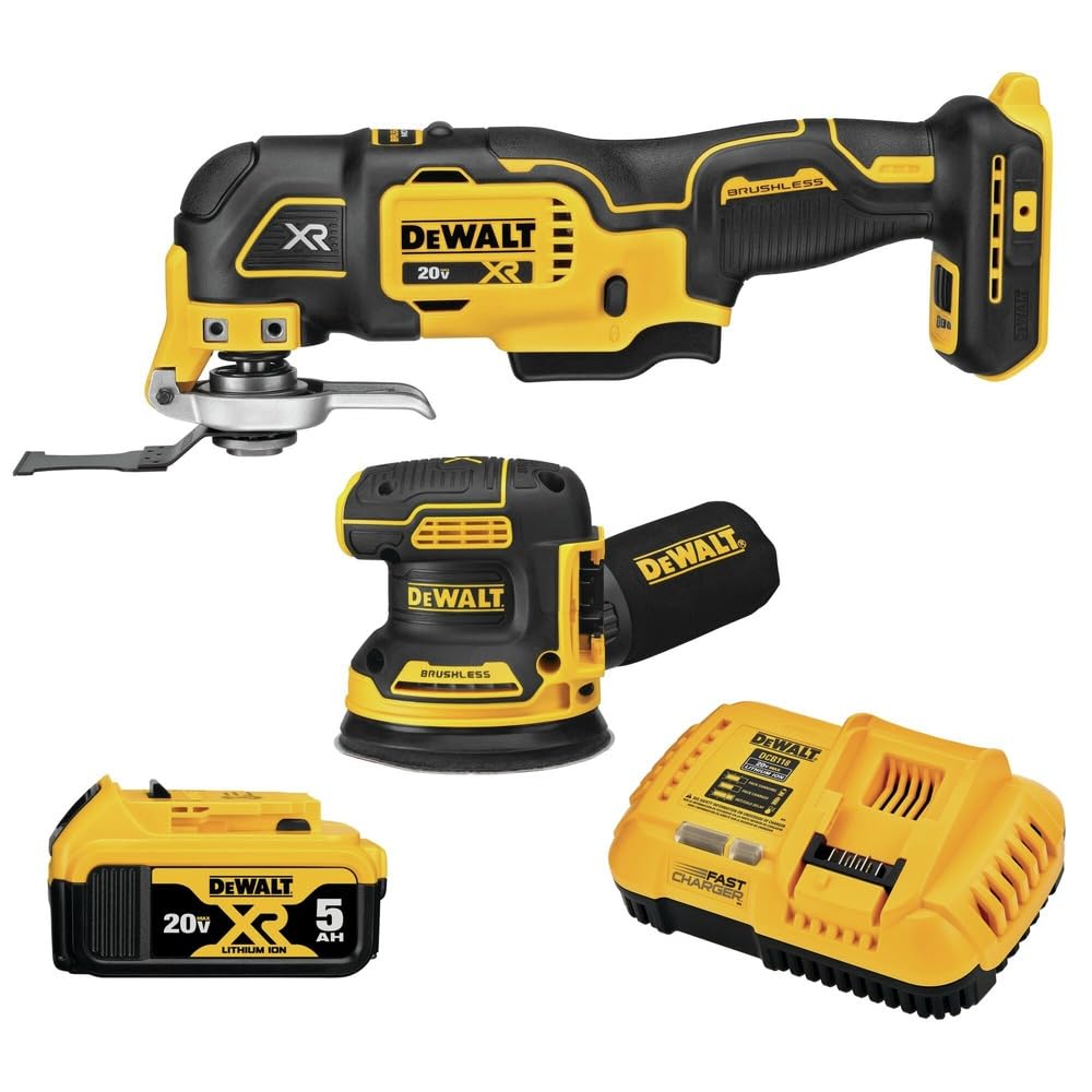dewalt-dck202p1-20v-max-2-tool-combo-kit-sander-oscillating-tool image 1