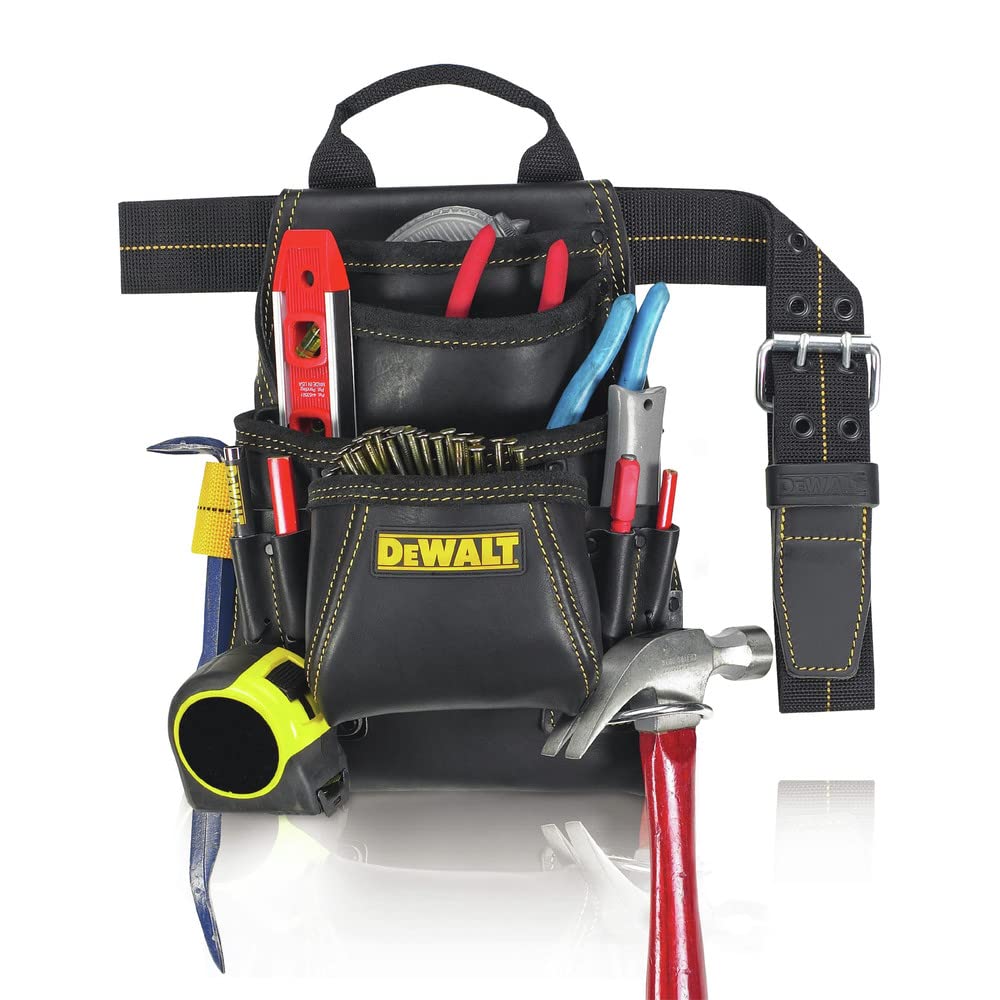 dewalt-dg5433-top-grain-leather-10-pocket-tool-bag image 2