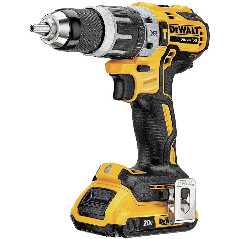 dewalt-20v-max-xr-brushless-compact-hammer-drill-kit-dcd796d2 image 2