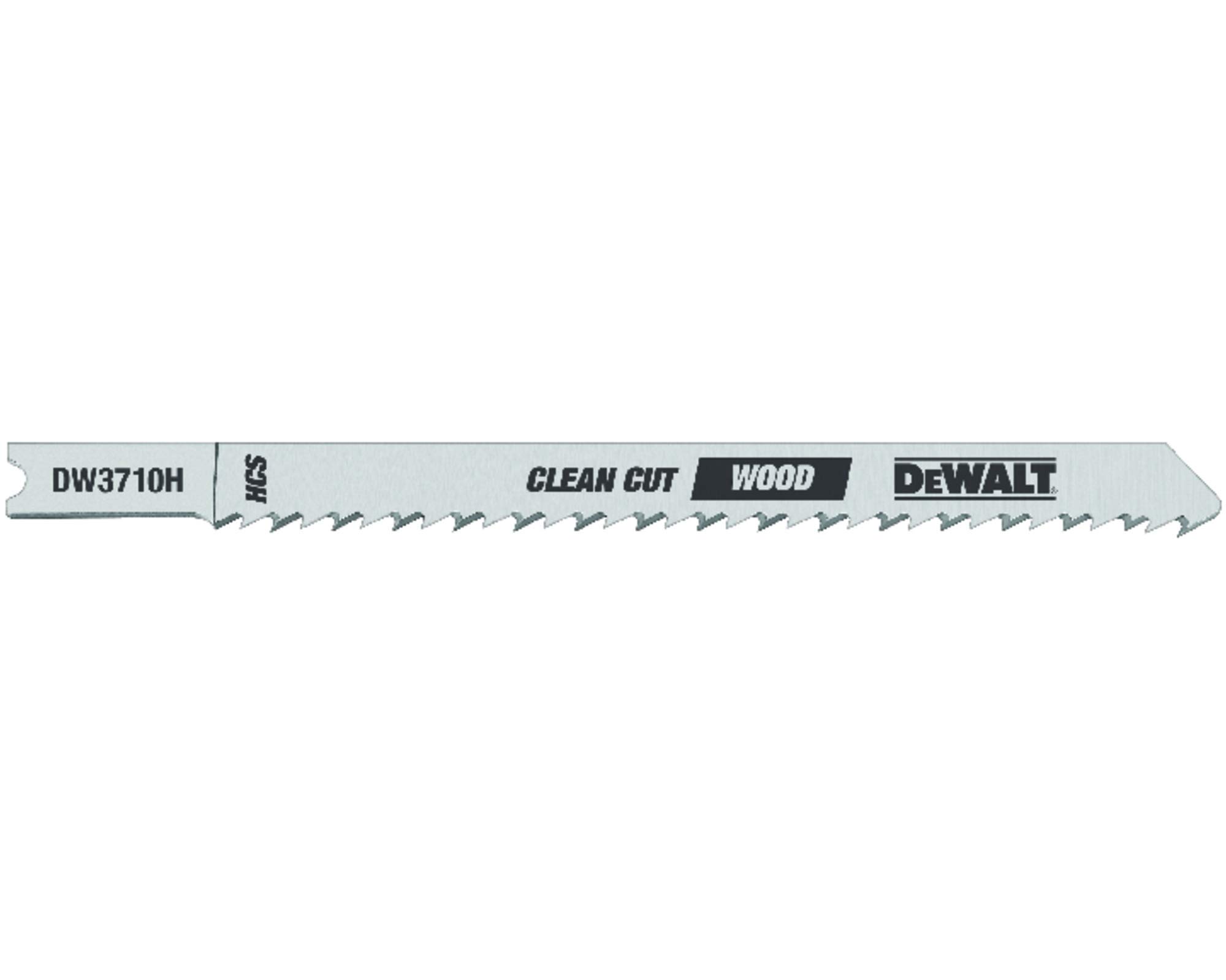 dewalt-dw3710h-4-inch-10-tpi-fine-smooth-hcs-u-shank-jig-saw-blade-5-pack image 1