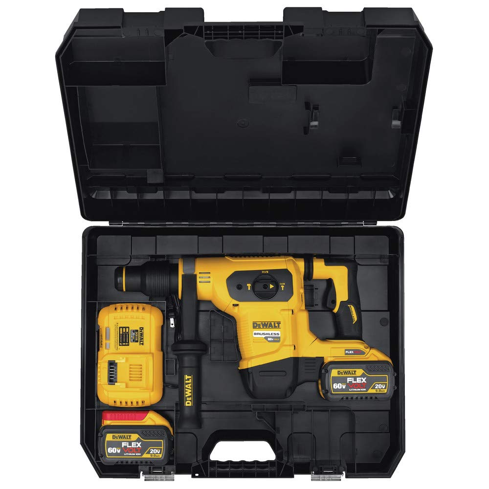 dewalt-dch481x2-60v-max-sds-max-combination-hammer-kit-1-9-16-in-2-flexvolt-batt image 4
