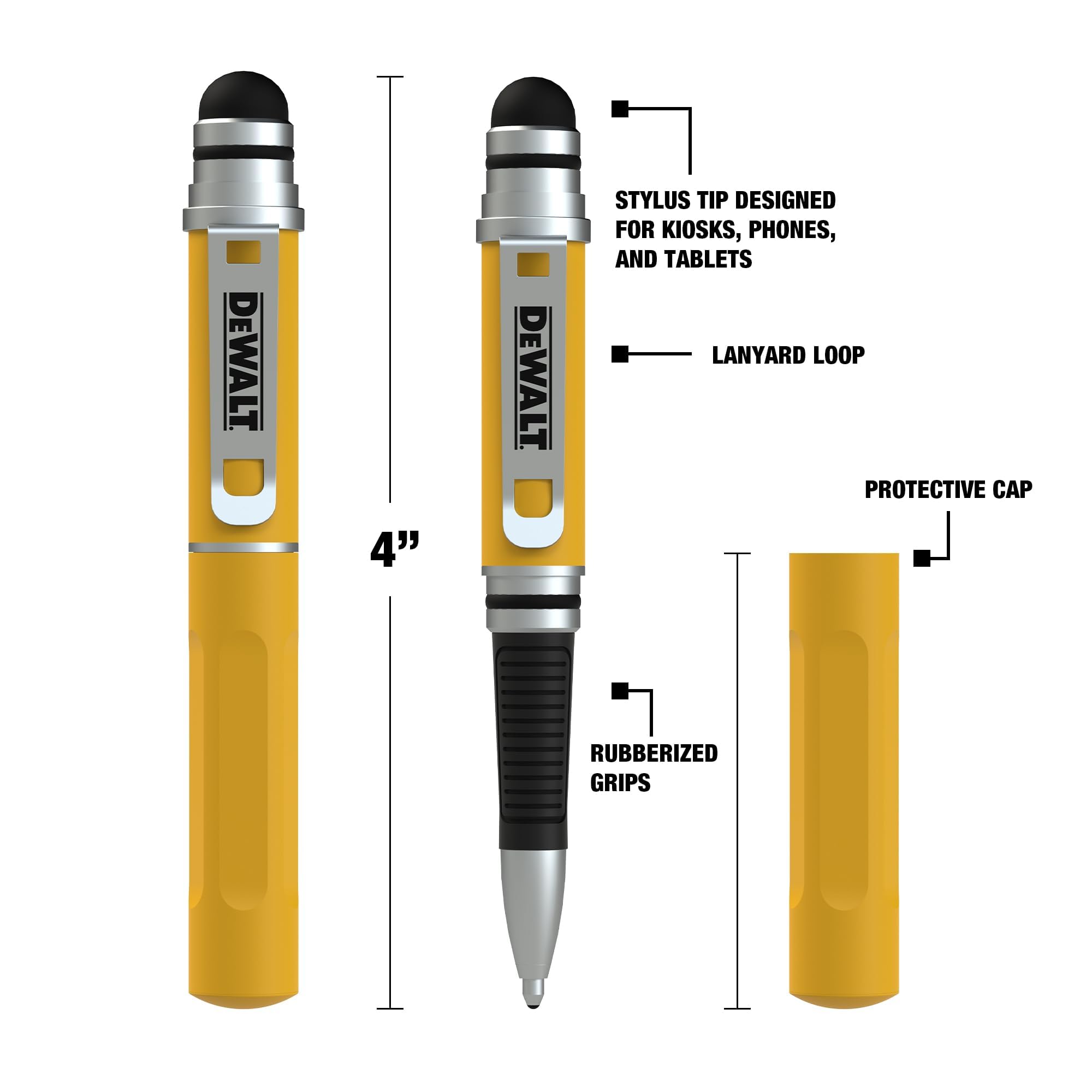 dewalt-3-in-1-mini-stylus-pen-ballpoint-stylus-keypad image 2