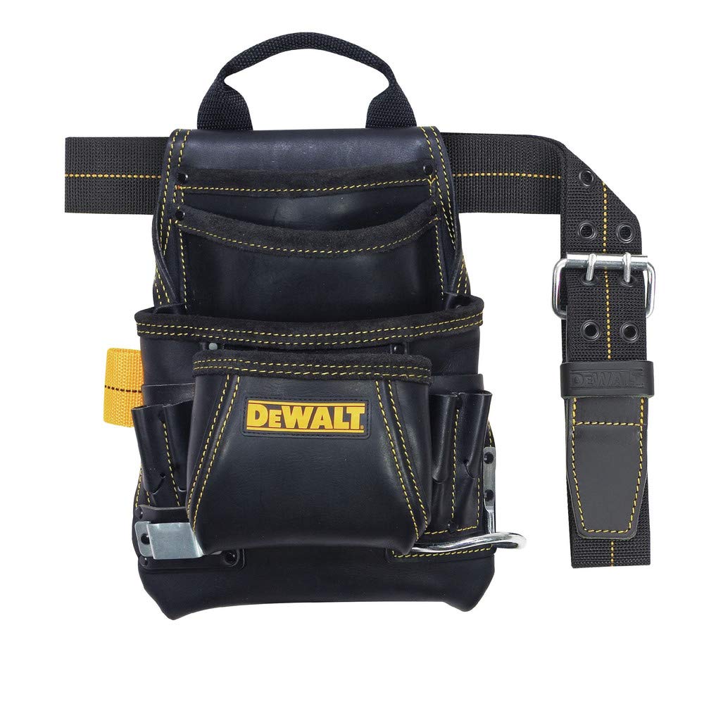 dewalt-dg5433-top-grain-leather-10-pocket-tool-bag image 1