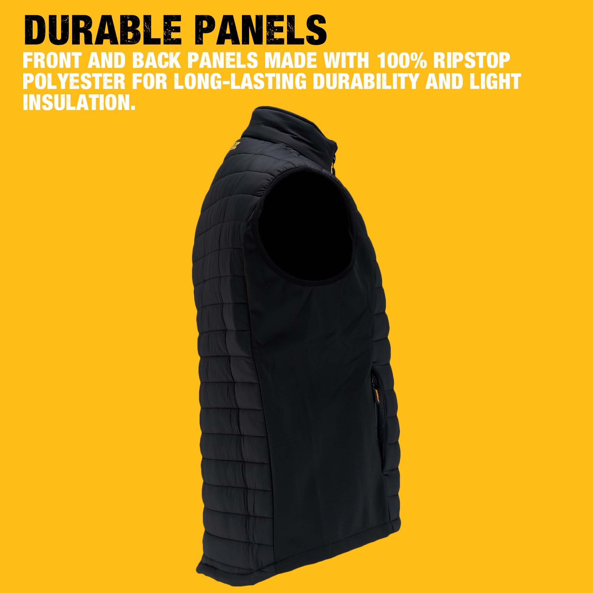 dewalt-men-s-hybrid-insulated-work-vest-polyester-stretch-regular-fit image 3