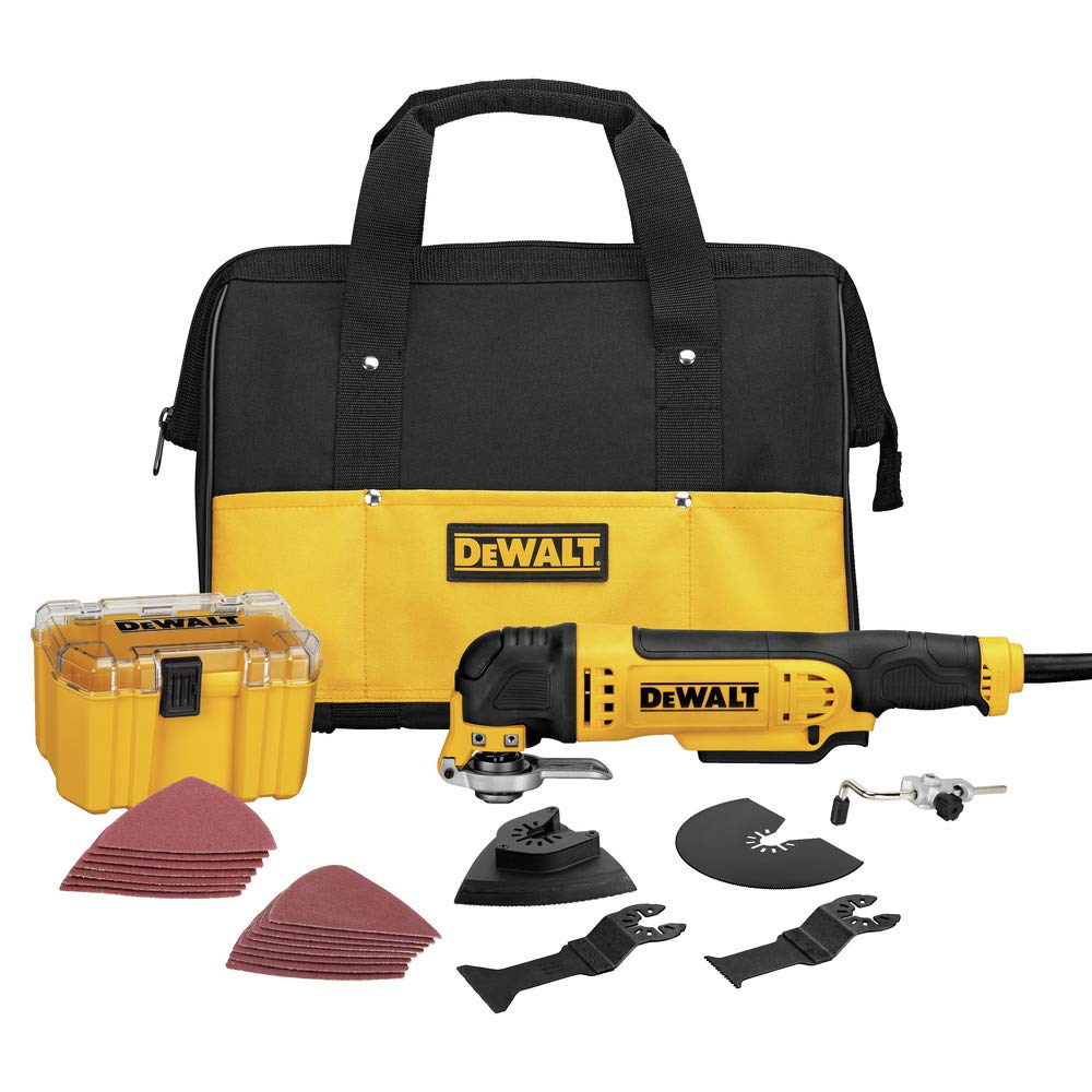 dewalt-dwe315k-3-amp-corded-oscillating-multi-tool-kit-with-29-accessories-and-t image 1