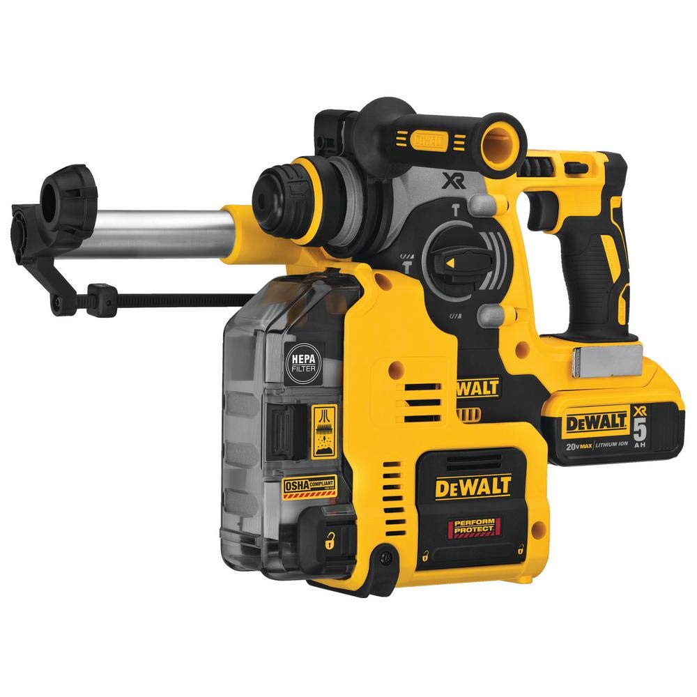 dewalt-20v-max-xr-rotary-hammer-sds-plus-l-shape-1-inch-with-on-board-dust-extra image 3