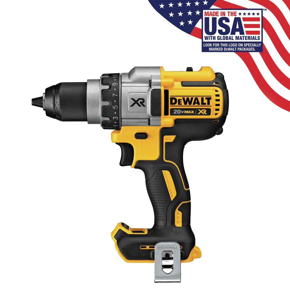 dewalt-dcd991b-20v-max-xr-brushless-3-speed-drill-driver-bare-tool image 3