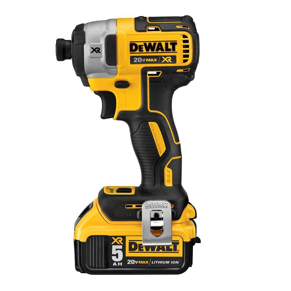 dewalt-20v-max-hammer-drill-impact-driver-combo-kit-dck299p2-with-2-batteries-ch image 4