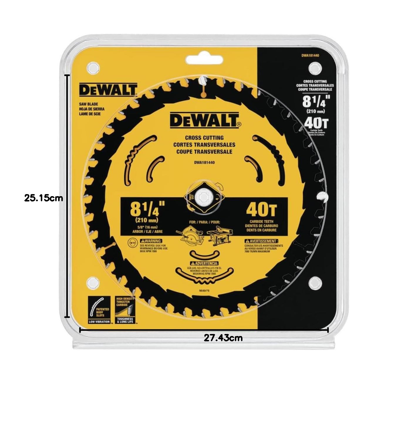 dewalt-dwa181424-8-1-4-24-tooth-framing-ripping-circular-saw-blade image 5
