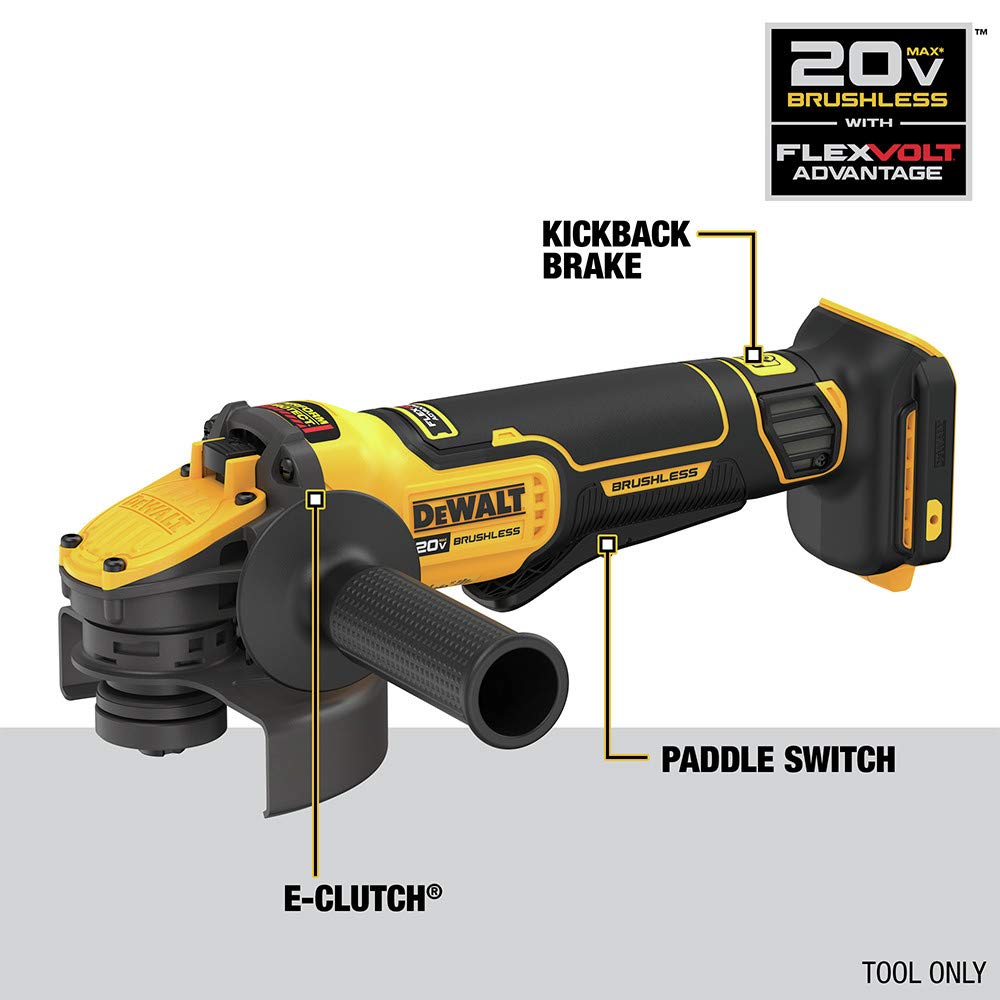 dewalt-flexvolt-advantage-20v-max-brushless-angle-grinder-dcg416b-4-1-2-to-5-inc image 8