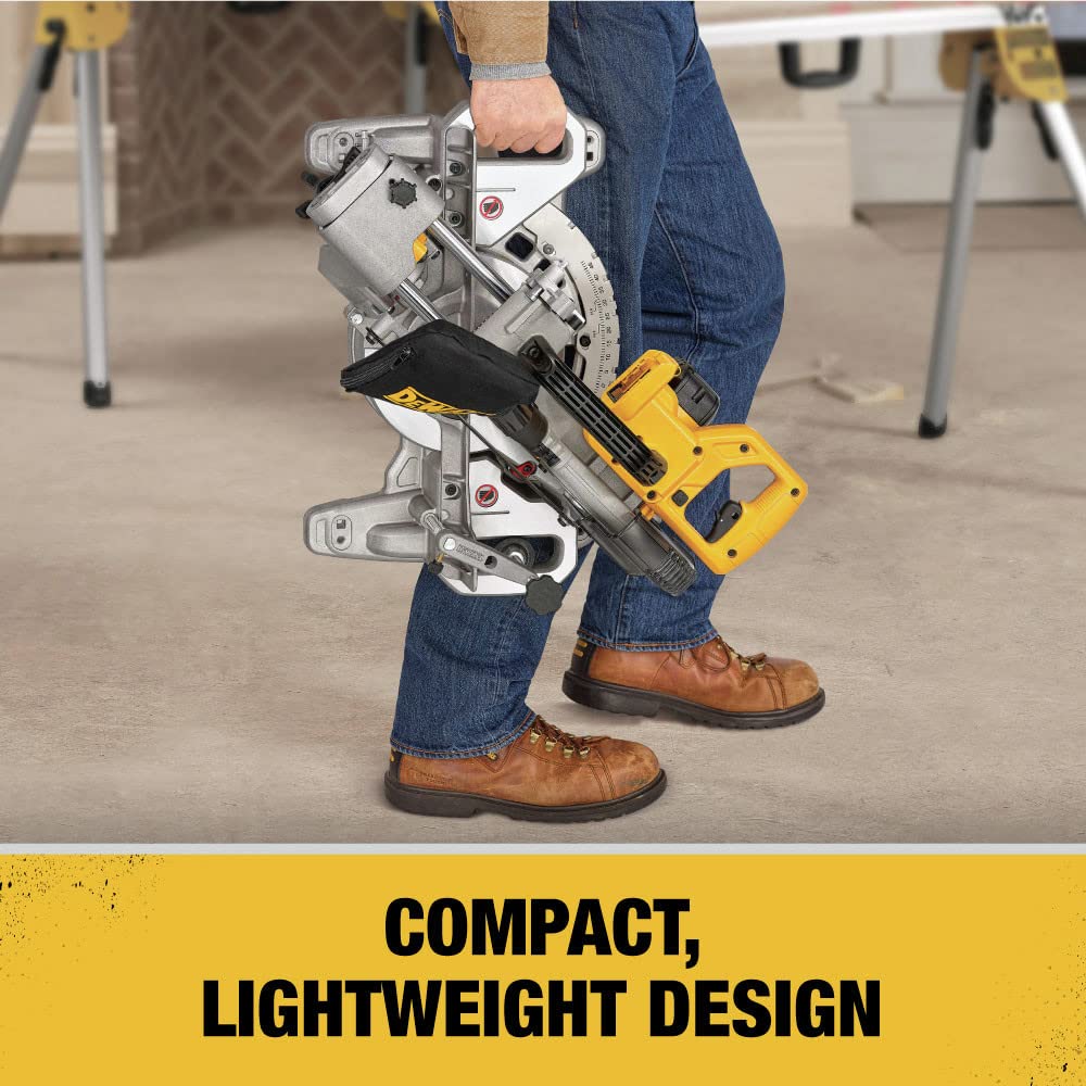 dewalt-dcs361b-20v-max-7-1-4-inch-cordless-sliding-miter-saw-tool-only image 3