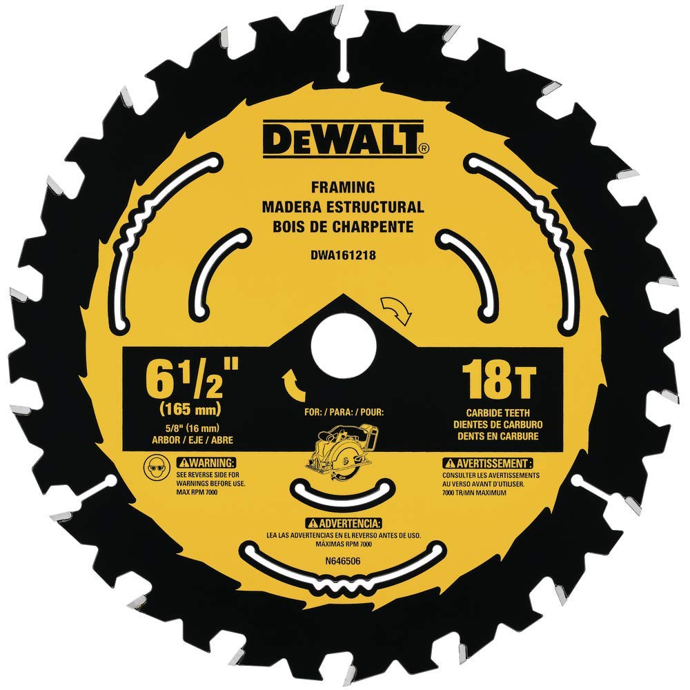 dewalt-dwa161218-6-1-2-in-18-tooth-framing-circular-saw-blade image 1
