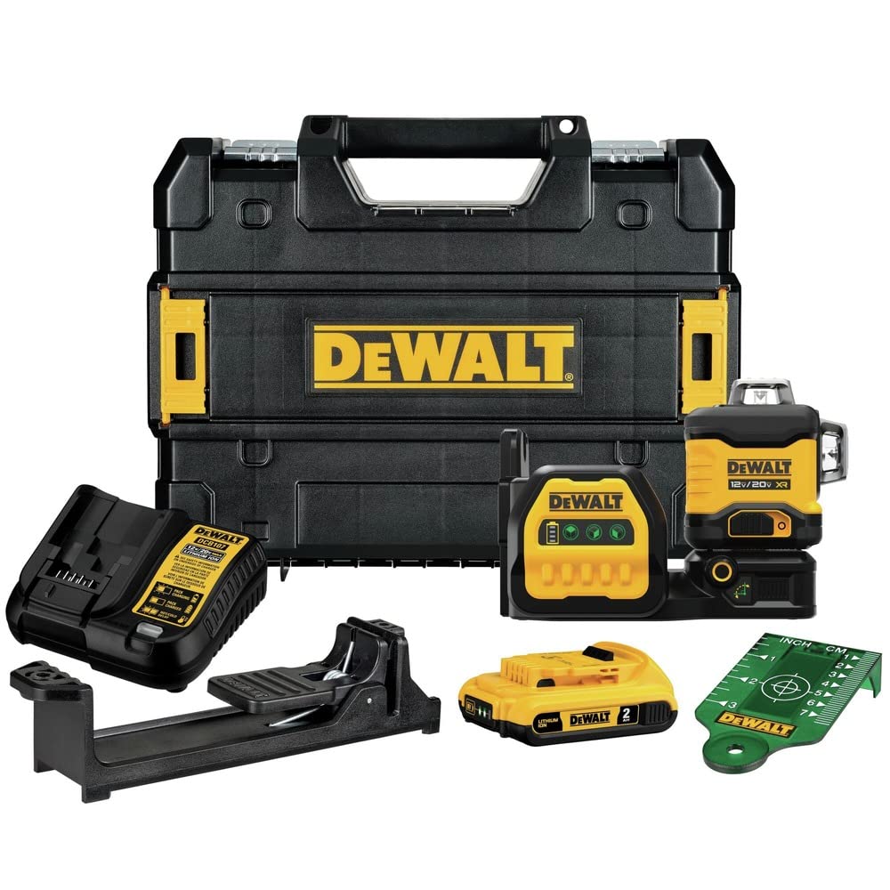 dewalt-20v-12v-max-3x360-green-laser-level-kit-dcle34030g image 1
