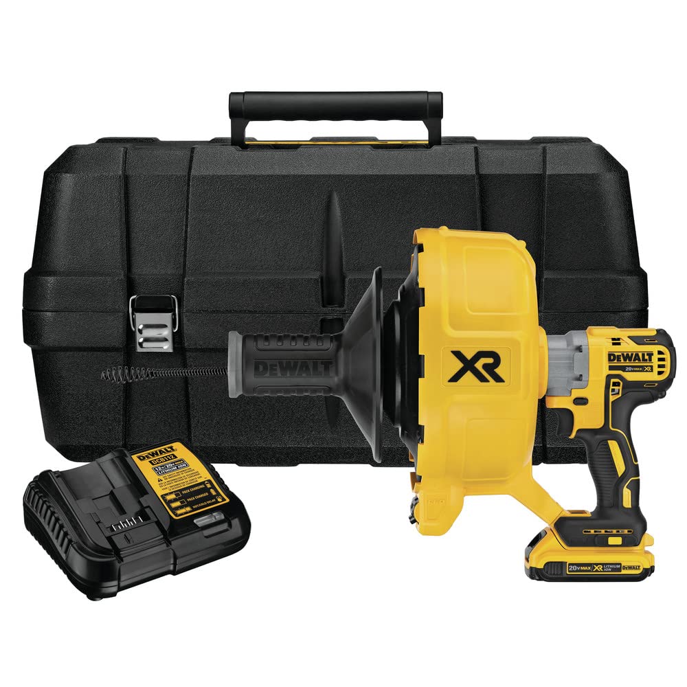 dewalt-dcd200d1-20v-max-xr-brushless-drain-snake-kit image 1