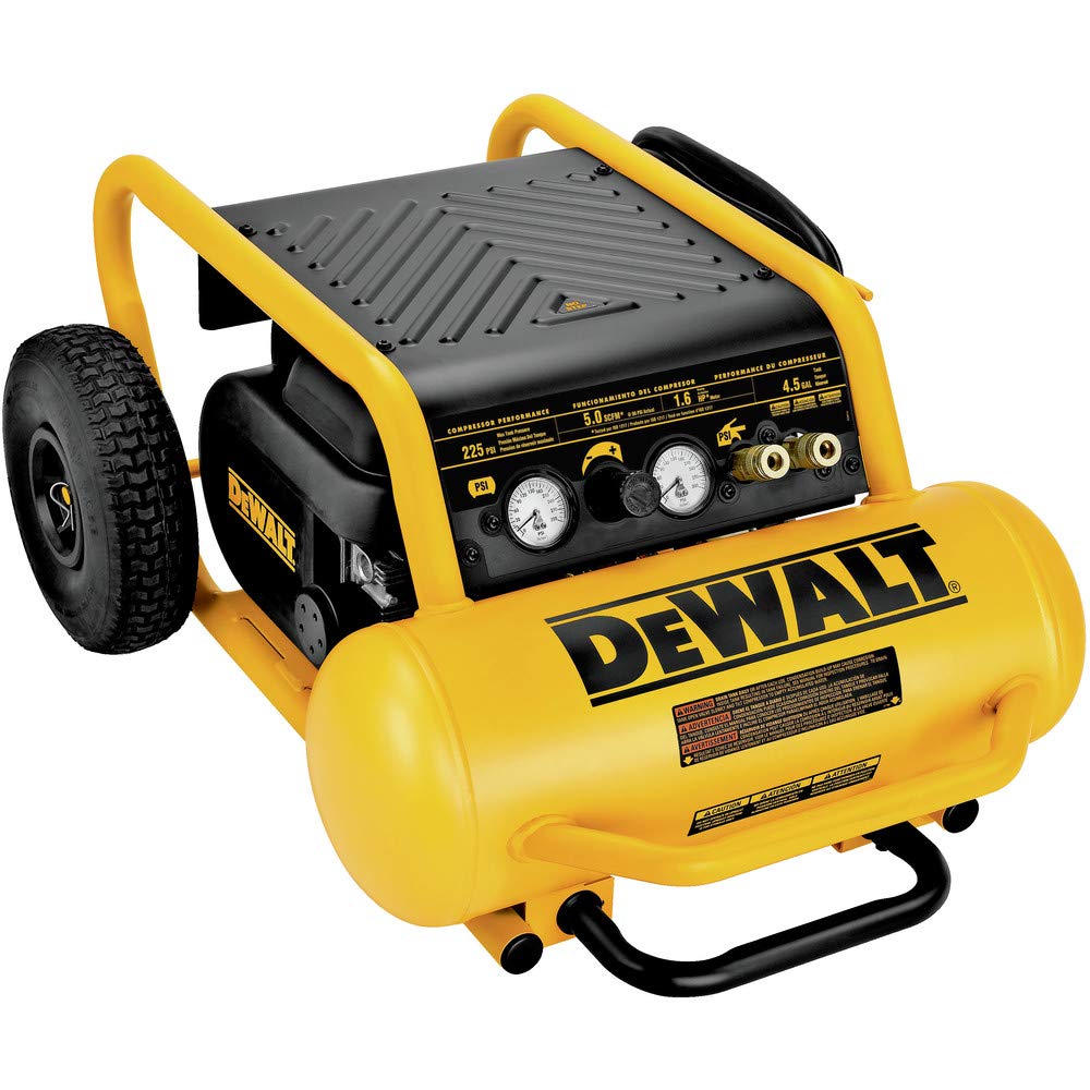 dewalt-4-1-2-gallon-225-psi-hand-carry-air-compressor-with-wheels-d55146 image 1