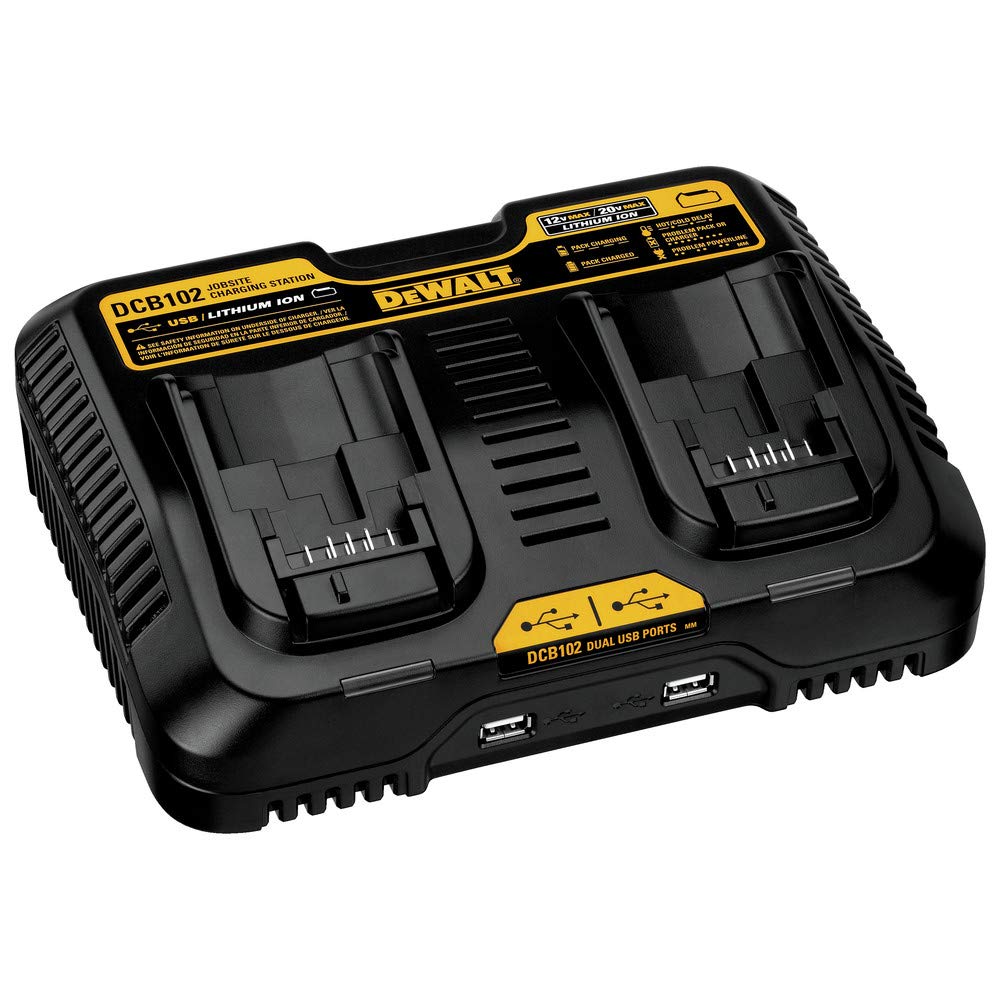 dewalt-dcb102bp-20v-max-jobsite-charging-station-with-battery image 5