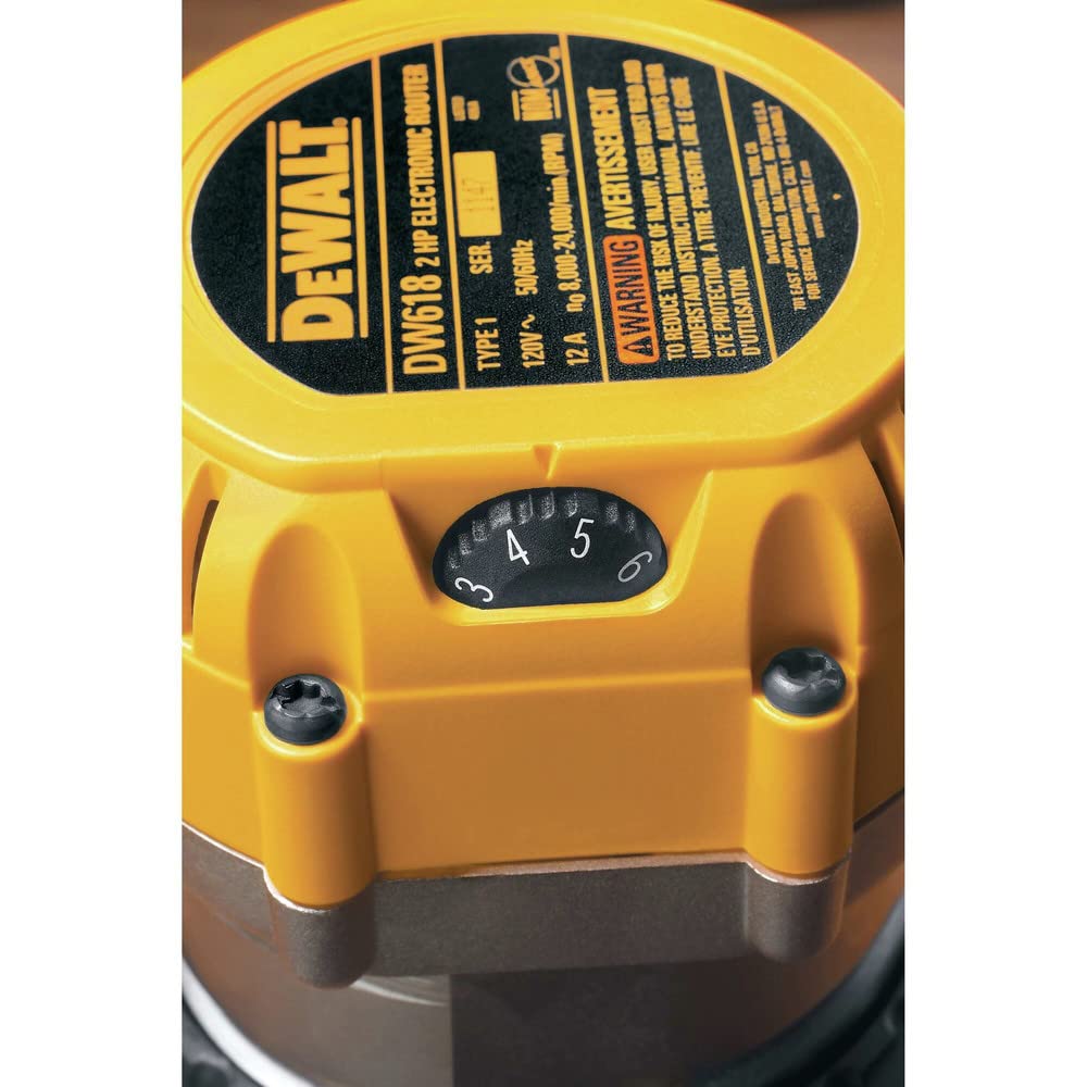 dewalt-dw618-fixed-base-router-2-1-4-hp-12-amp-variable-speed-corded image 8