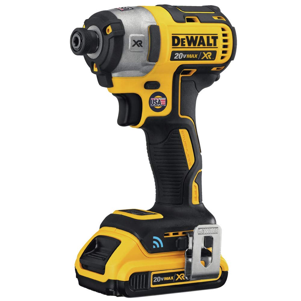 dewalt-20v-max-xr-dcf888d2-impact-driver-kit-with-tool-connect-bluetooth image 4