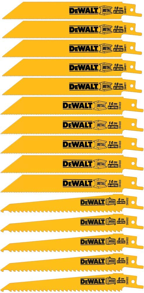 dewalt-dw4890-15-piece-bi-metal-reciprocating-saw-blade-set-with-toughcase image 1