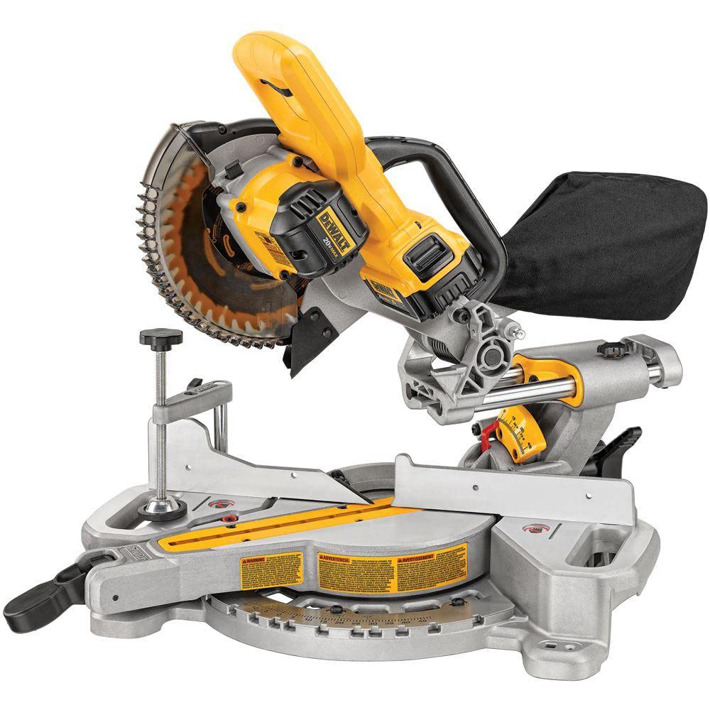dewalt-dcs361m1-20v-max-7-1-4-cordless-miter-saw-kit image 2