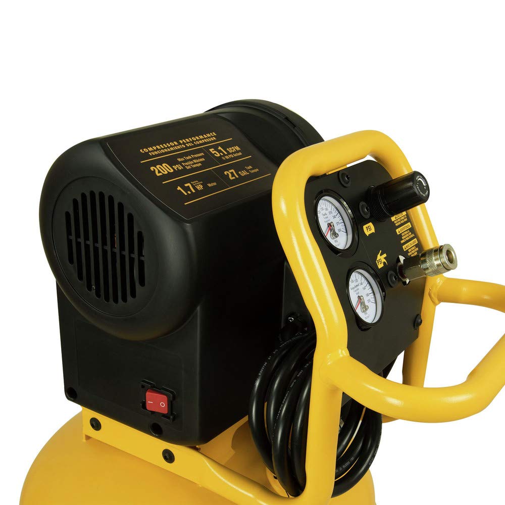 dewalt-27-gallon-vertical-air-compressor-1-7-hp-oil-free-with-low-volt-start image 6