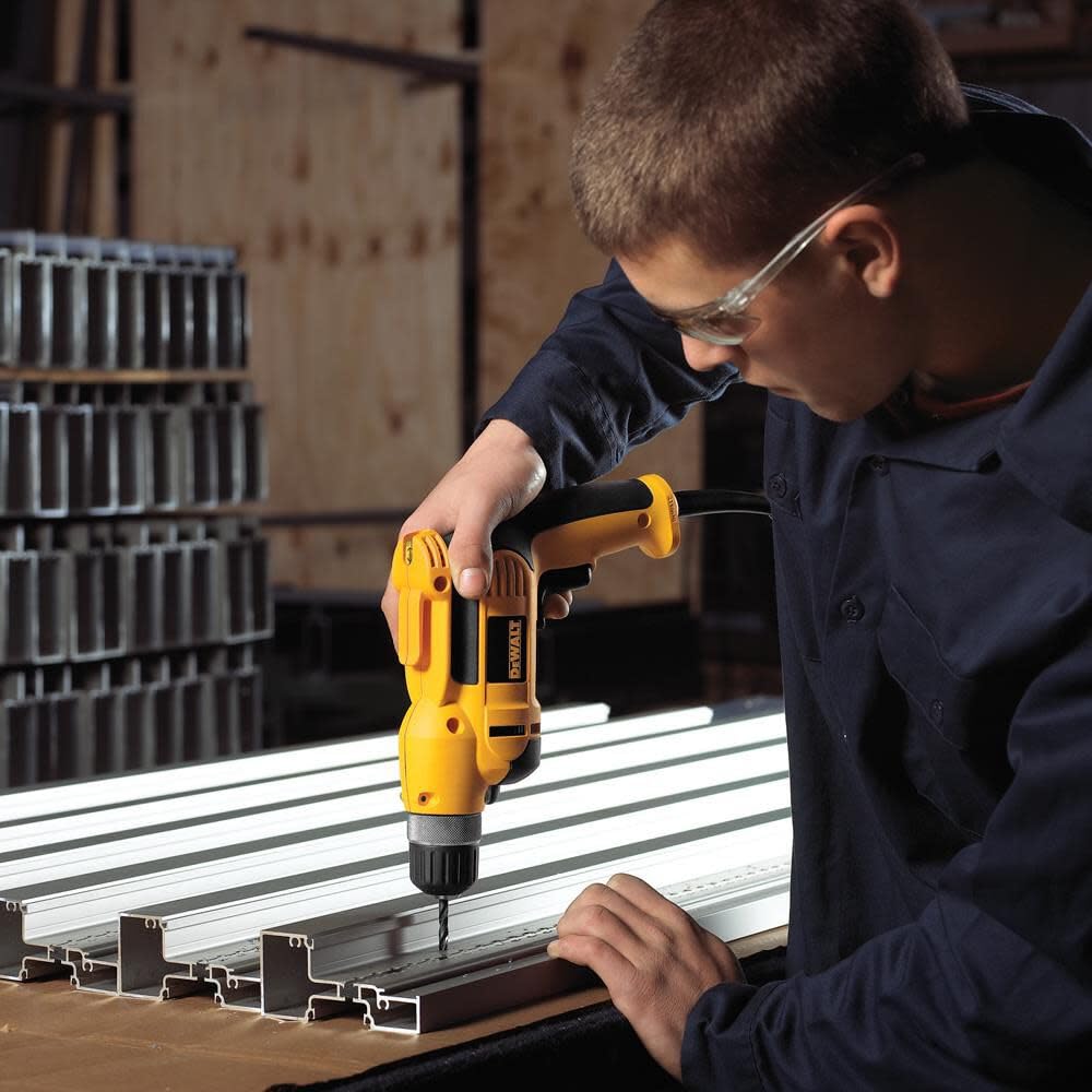 dewalt-dwd110k-7-amp-3-8-inch-corded-pistol-grip-drill-yellow image 5