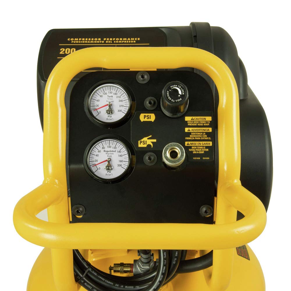 dewalt-27-gallon-vertical-air-compressor-1-7-hp-oil-free-with-low-volt-start image 5