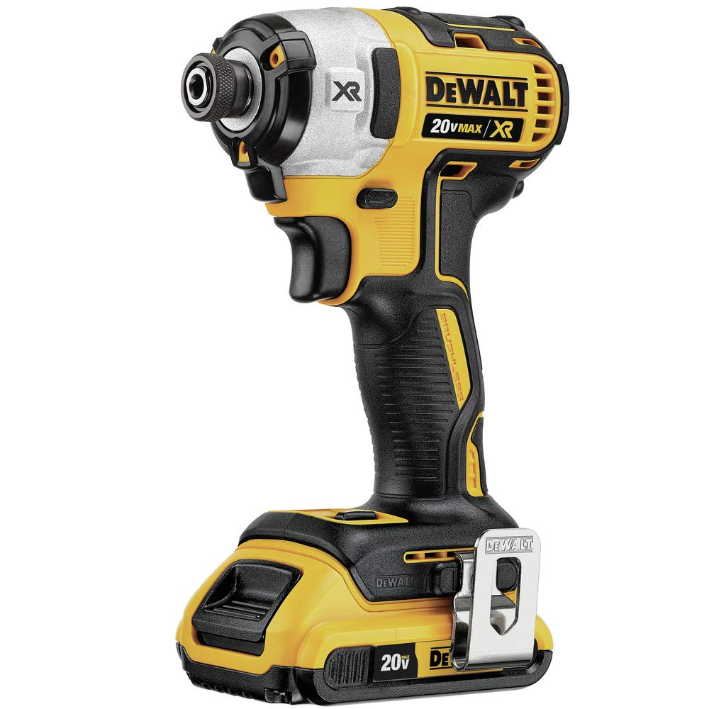 dewalt-dck299d1w1-20v-max-xr-cordless-hammer-drill-impact-driver-kit-2-batteries image 3