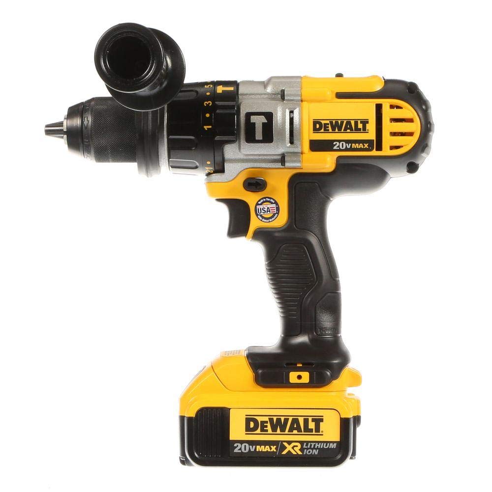 dewalt-dcd985m2-20v-max-1-2-in-3-speed-cordless-hammer-drill-kit-4-0-ah image 3