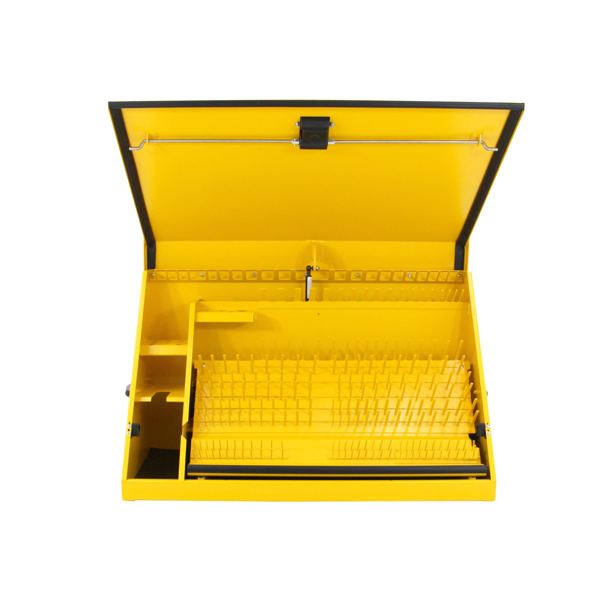 dewalt-36-x-17-steel-triangle-toolbox-with-power-strip-yellow image 8