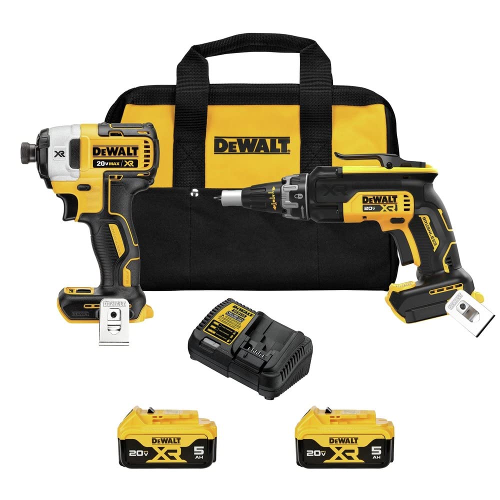 dewalt-dck268p2-drywall-screw-gun-impact-driver-kit image 1