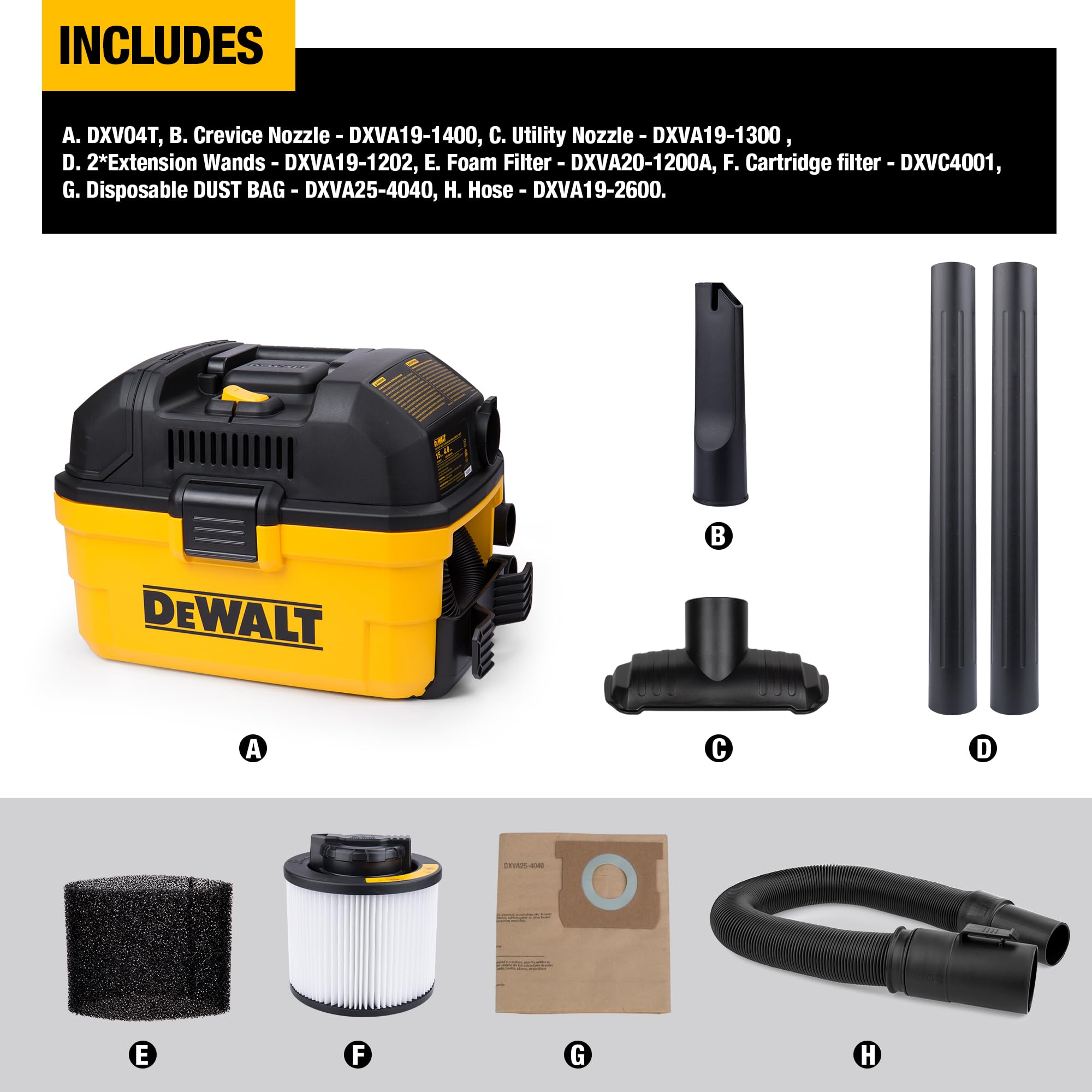 dewalt-dxv04t-4-gallon-5-peak-hp-wet-dry-shop-vacuum-with-utility-and-crevice-no image 2