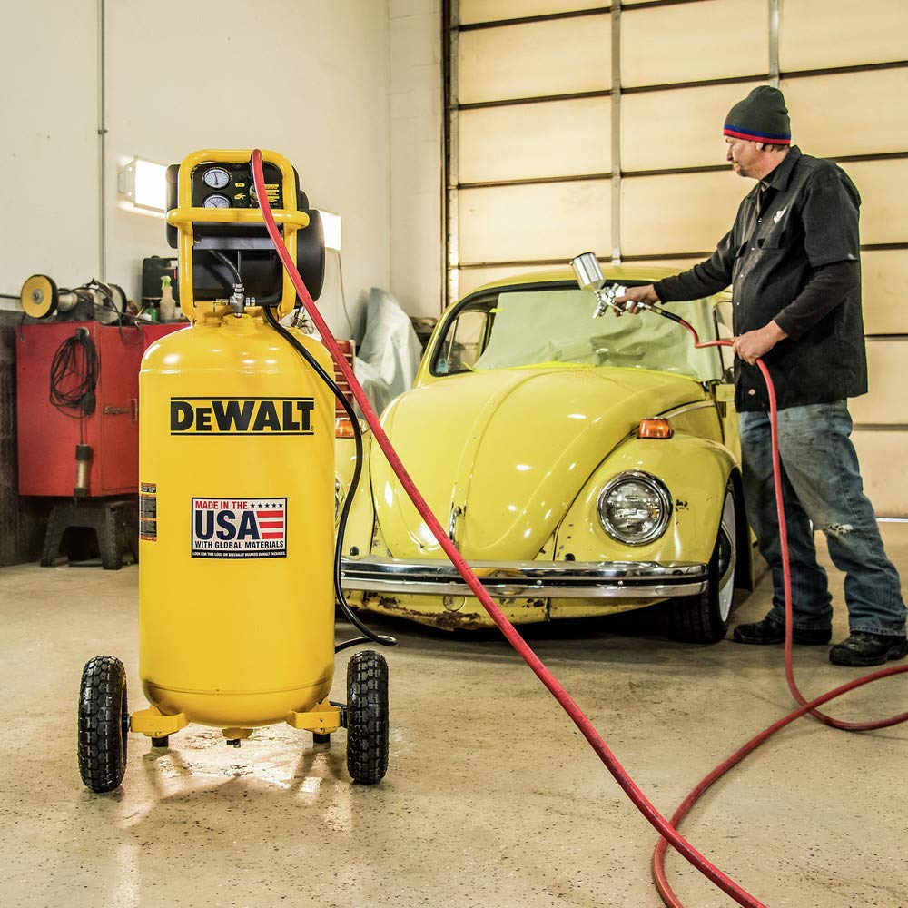 dewalt-27-gallon-vertical-air-compressor-1-7-hp-oil-free-with-low-volt-start image 8