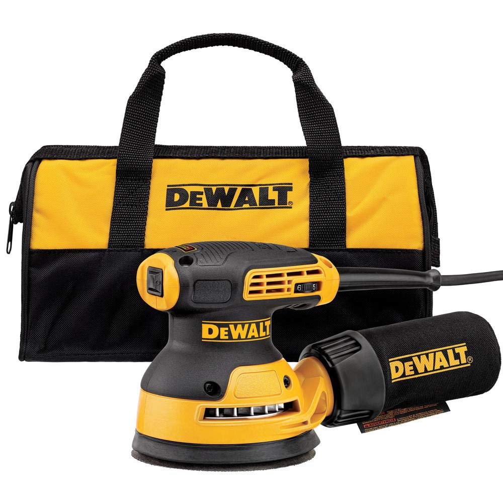 dewalt-dwe6423k-5-inch-variable-speed-random-orbital-sander-kit-with-hook-and-lo image 1