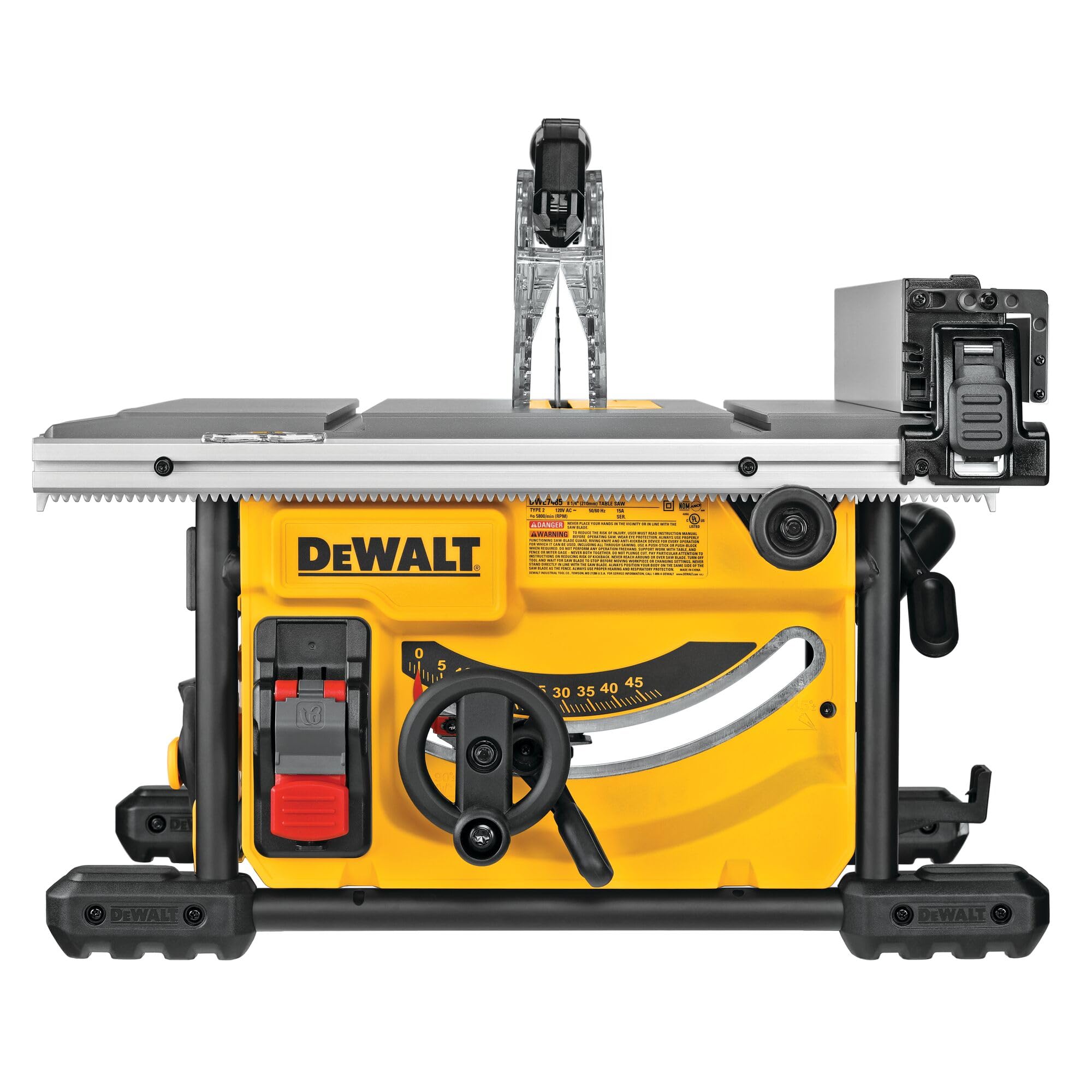 dewalt-15-amp-8-1-4-in-compact-portable-jobsite-table-saw-dwe7485 image 1
