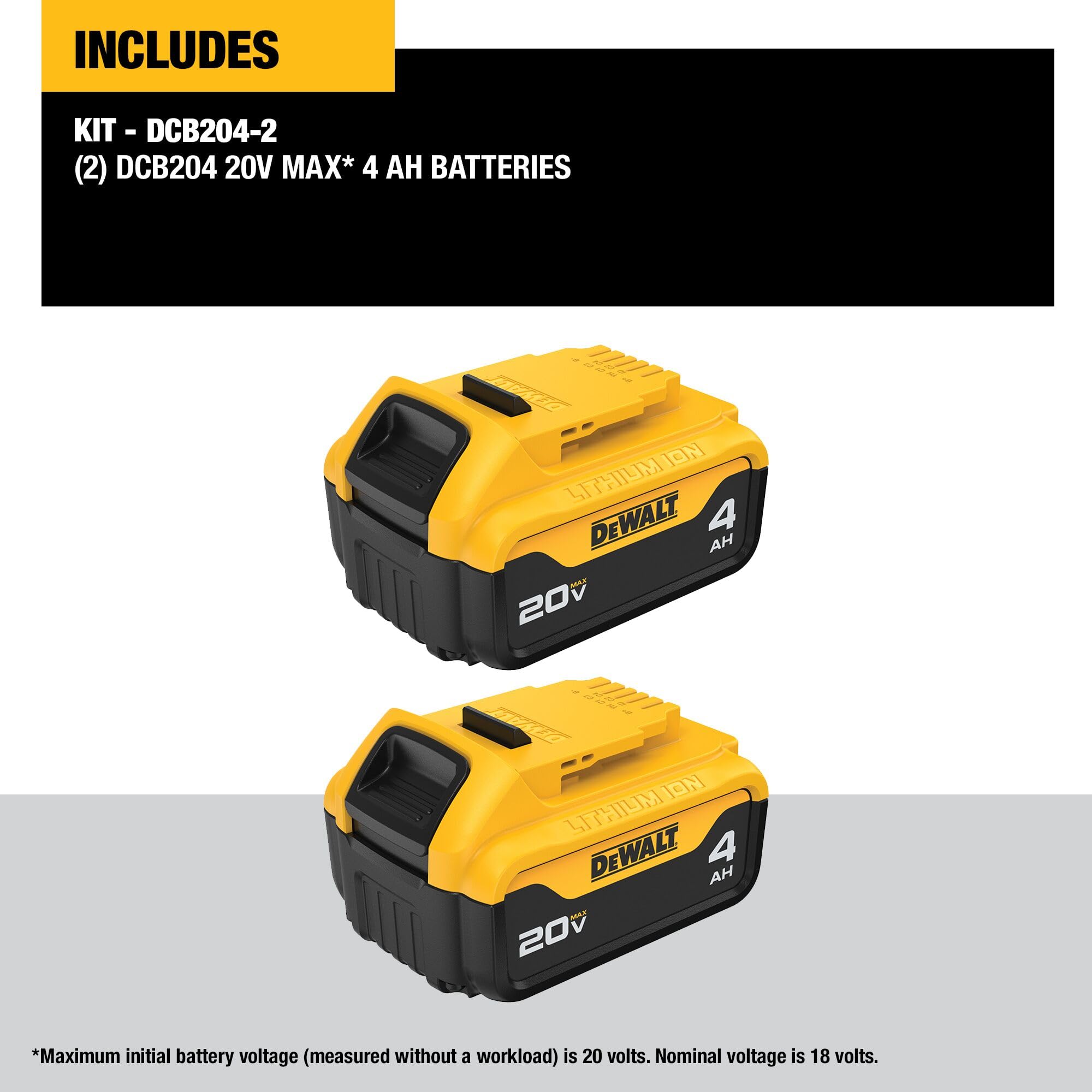 dewalt-dcb204-2-20v-max-xr-4-0ah-battery-2-pack image 3