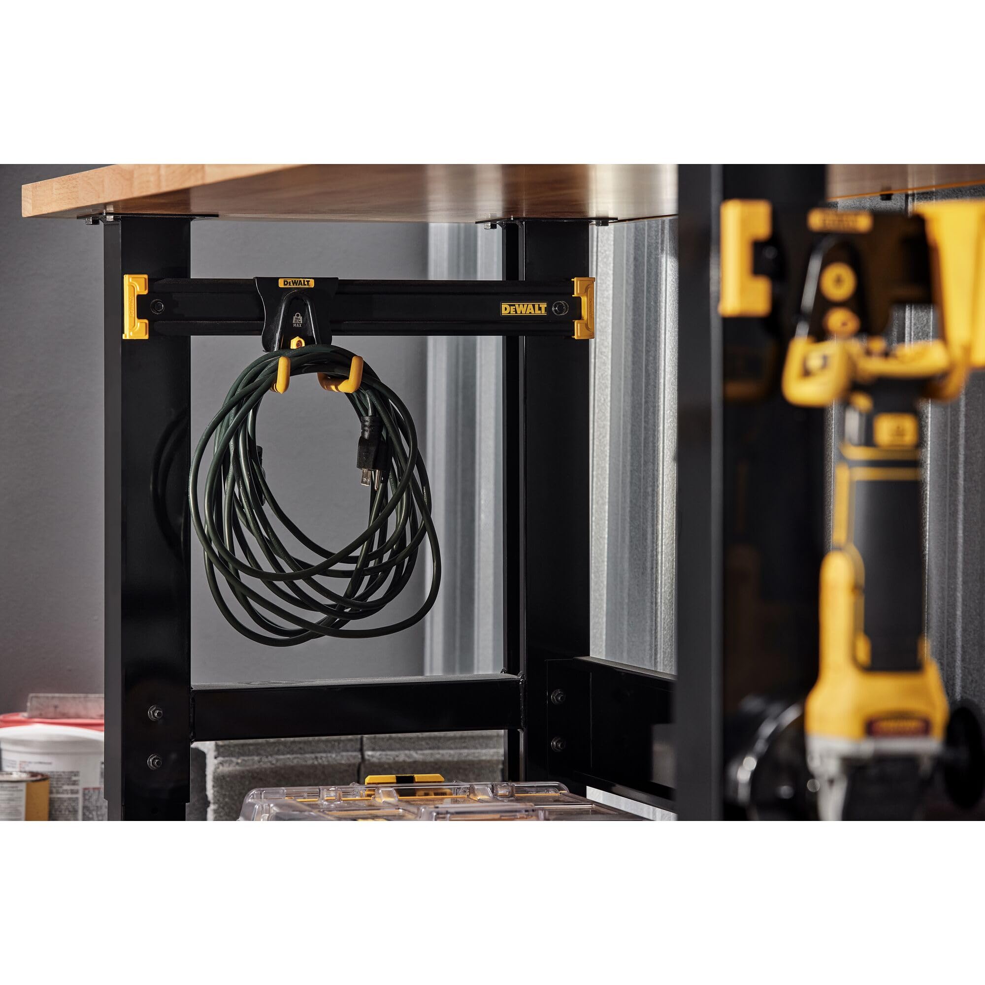 dewalt-dwst82827-20-inch-metal-rail-for-workbench-and-workshop-storage image 7