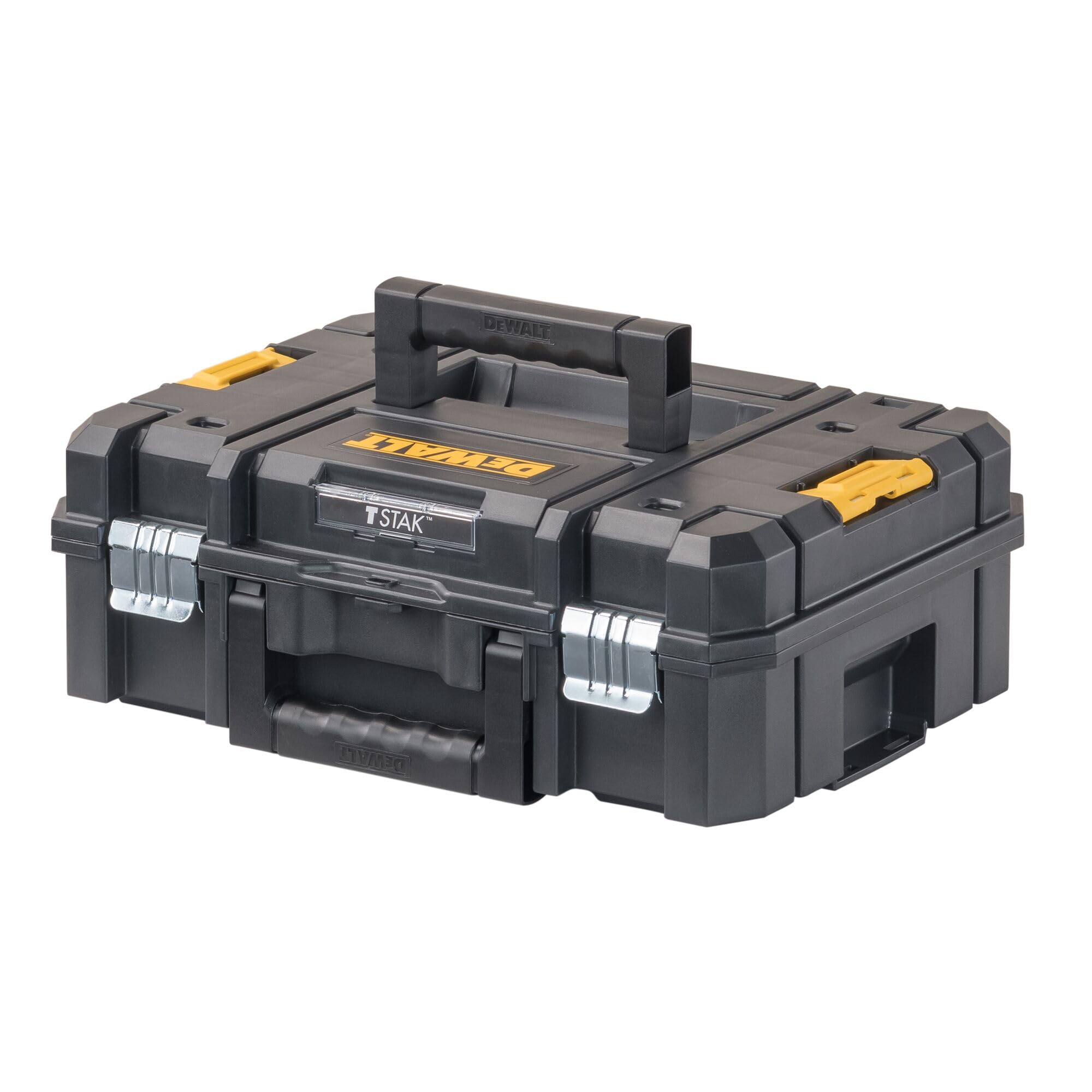 dewalt-tstak-ii-tool-box-13-inch-flat-top-stackable-heavy-duty-dwst17807 image 1