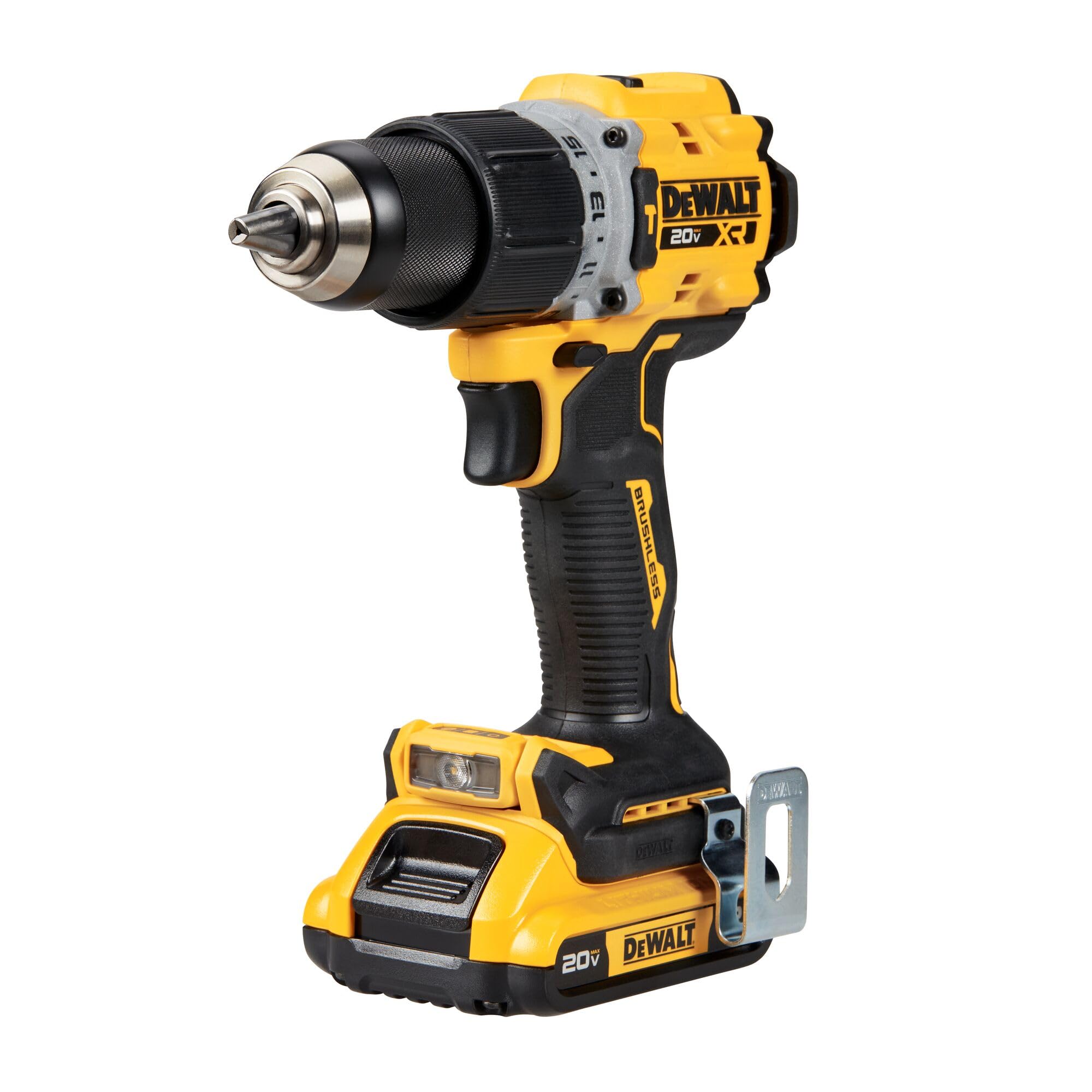 dewalt-20v-max-xr-dcd805d2-brushless-1-2-hammer-drill-driver-kit image 4