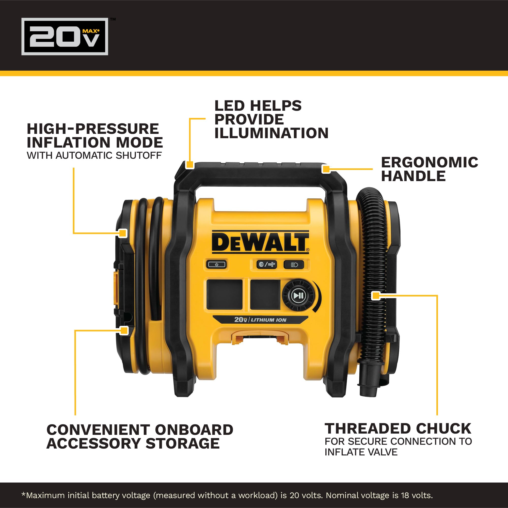 dewalt-dcc020ib-20v-max-cordless-corded-tire-inflator-with-digital-gauge-tool-on image 2